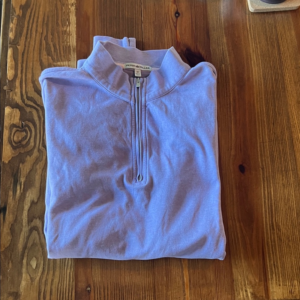 Peter Millar Lilac Half-Zip Pullover - image 3